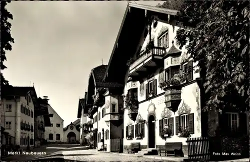 Ak Neubeuern in Oberbayern, Nordtor, Straßenansicht