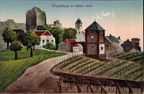 Ak Sankt Martin in der Pfalz, Kropsburg