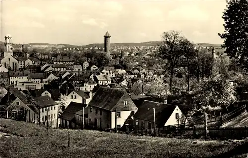 Ak Auerbach im Vogtland, Blick auf den Ort