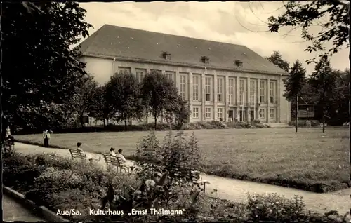 Ak Aue im Erzgebirge Sachsen, Kulturhaus Ernst Thälmann