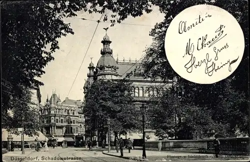 Ak Düsseldorf am Rhein, Schadowstraße