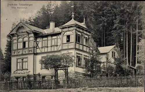 Ak Finsterbergen Friedrichroda im Thüringer Wald, Villa Waldesruh