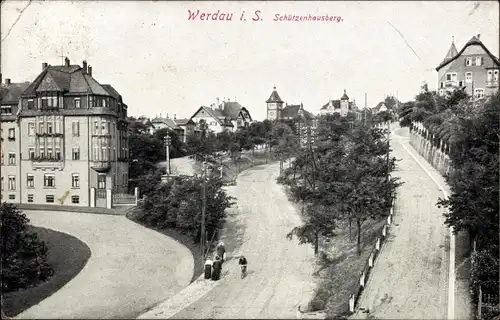 Ak Werdau in Sachsen, Schützenhausberg