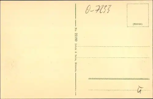 Ak Frohburg in Sachsen, Peniger Straße, Gasthaus Roter Hirsch, Bes. Gustav Schulze, Max Lochmann