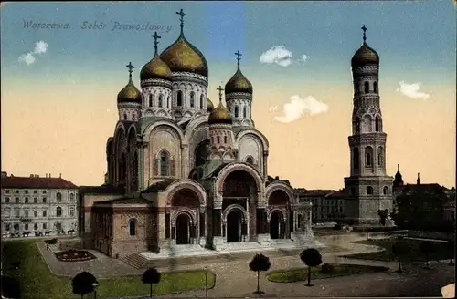 Ak Warszawa Warschau Polen, Sobor Prawoslawny