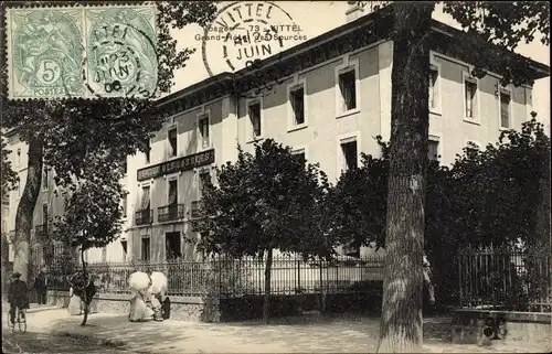 Ak Vittel Lothringen Vosges, Grand Hotel des Sources