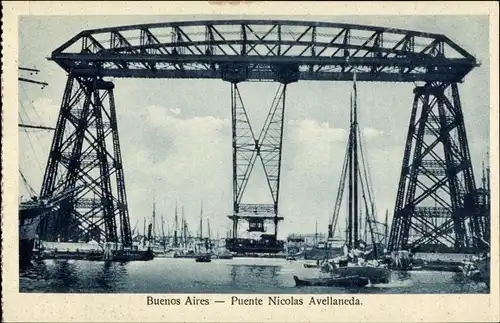Ak Buenos Aires Argentinien, Puente Nicolas Avellaneda