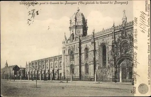 Ak Lisboa Lissabon Portugal, Convento des Jeronymos
