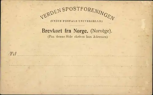 Ak Frau in norwegischer Volkstracht, Harke