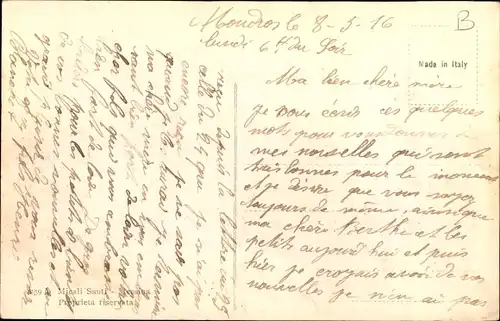 Ak Messina Sizilien, Prima del disastro del 28 dicembre 1908, Osservatorio Astronomico Andria