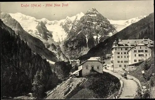 Ak Trafoi Südtirol, Hotel Neue Post