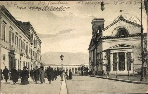 Ak Foggia Puglia, Piazza Cavour