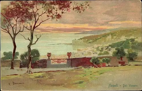 Künstler Ak Napoli Neapel Campania, Dal Vomero