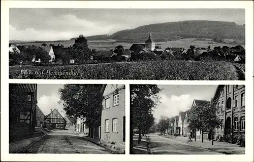 Ak Hemmendorf Salzhemmendorf Niedersachsen, Blick auf den Ort