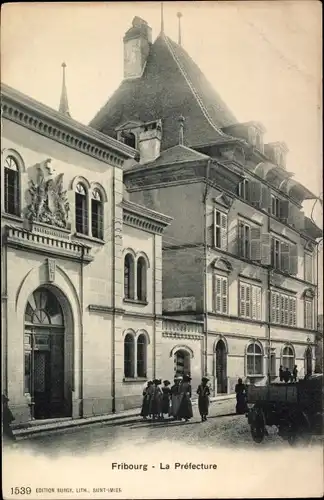 Ak Fribourg Fribourg City Schweiz, Präfektur
