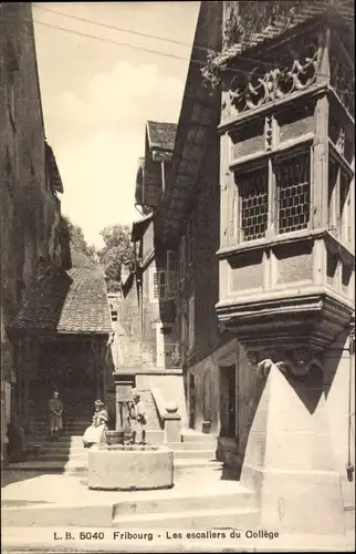 Ak Freiburg Freiburg Stadt Schweiz