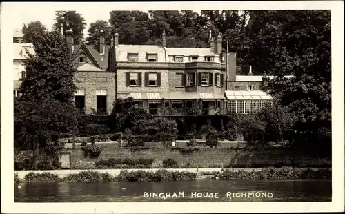 Ak Richmond upon Thames London England, Bingham House
