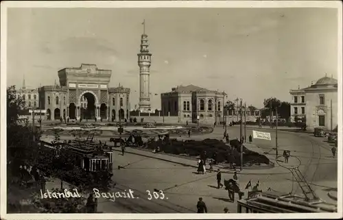 Ak Konstantinopel Istanbul Türkei, Bayarit, Straßenbahnen