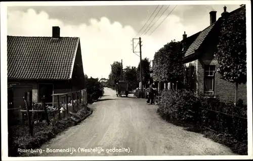 Ak Rozenburg Südholland, Boomendijk Westelijk gedeelte