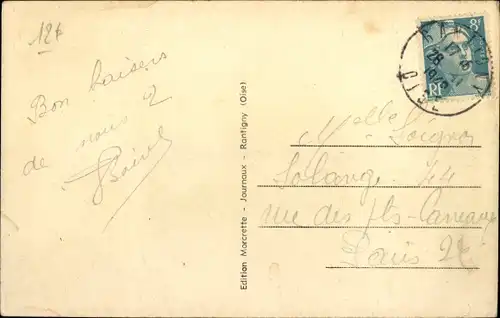 Ak Rantigny-Oise, Rue de Mouy