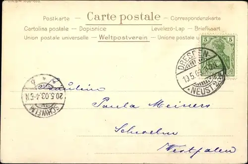 Passepartout Ak Bautzen in der Oberlausitz, Nicolairuine