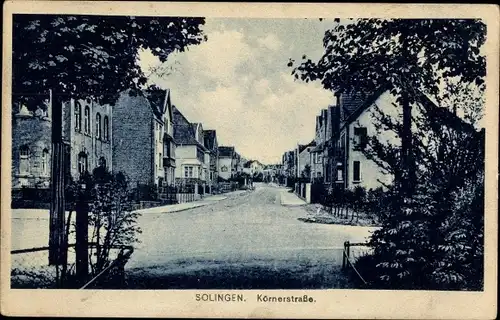 Ak Solingen im Bergischen Land, Körnerstraße