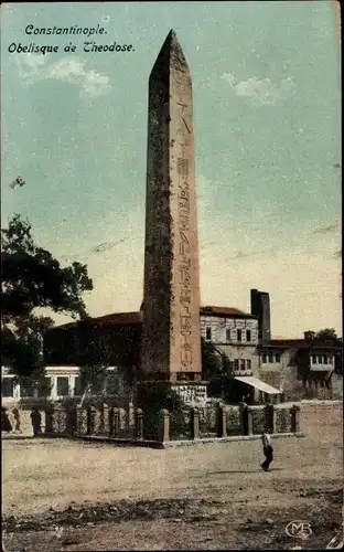 Ak Konstantinopel Istanbul Türkei, Obelisque de Theodose