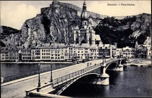 Ak Dinant Wallonien Namur, Panorama