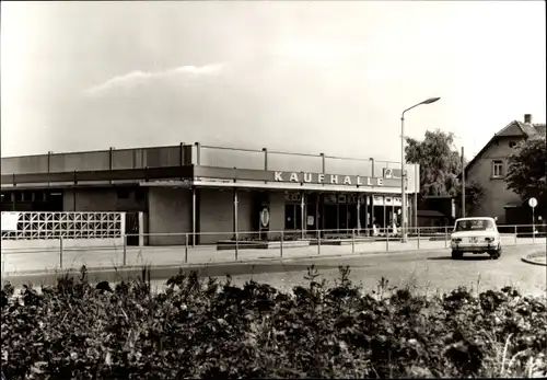 Ak Ronneburg in Thüringen, Kaufhalle in der Zeitzer Straße