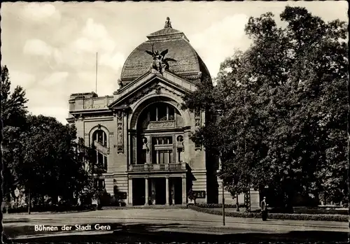 Ak Gera in Thüringen, Bühnen der Stadt