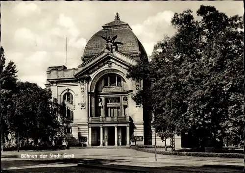 Ak Gera in Thüringen, Bühnen der Stadt
