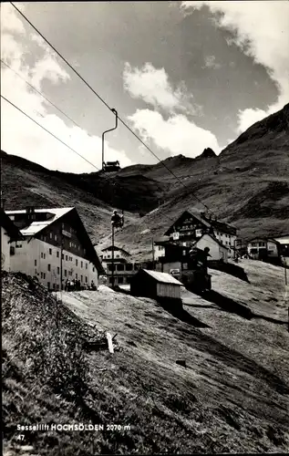 Ak Hochsölden Sölden in Tirol, Sessellift