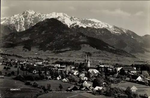 Ak Admont Steiermark, Gesamtansicht