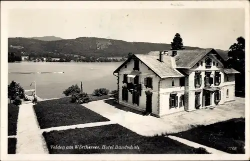 Ak Velden am Wörthersee in Kärnten, Hotel Bundschuh