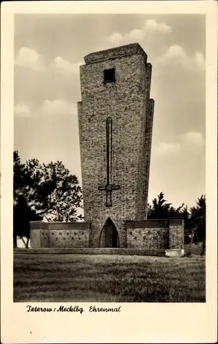 Ak Teterow in Mecklenburg, Ehrenmal