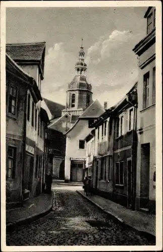 Ak Lutherstadt Eisleben, Blick zur Marktkirche