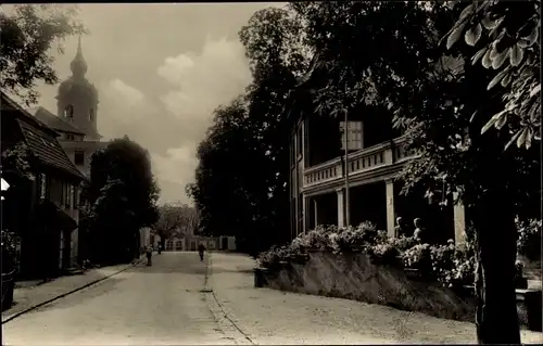 Ak Pretzsch an der Elbe Bad Schmiedeberg, Moorbad und Kirche