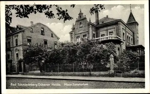 Ak Bad Schmiedeberg in der Dübener Heide, Moor-Sanatorium