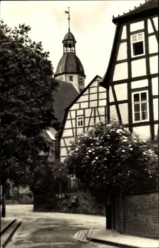 Ak Schmölln in Thüringen, An der Kirche