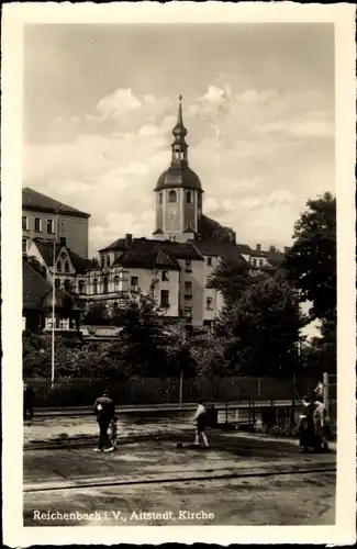 Ak Reichenbach im Vogtland, Altstadt, Kirche