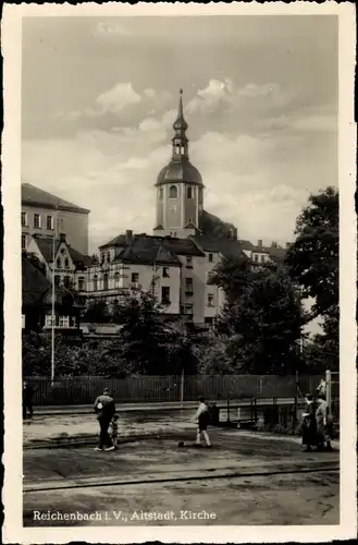 Ak Reichenbach im Vogtland, Altstadt, Kirche