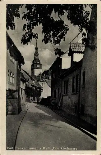 Ak Bad Frankenhausen am Kyffhäuser Thüringen, Oberkirchgasse