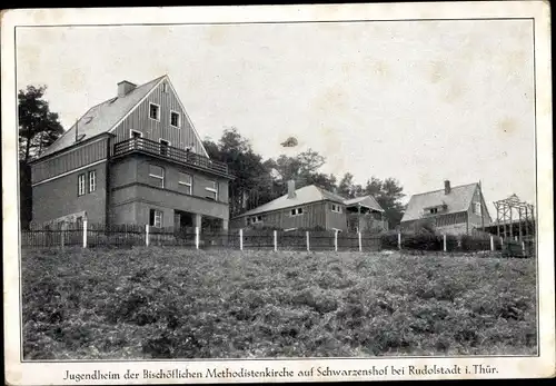 Ak Schwarzenshof Rudolstadt, Jugendheim 