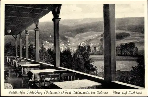 Ak Buchfart Weimarer Land, Waldkaffee Schlossberg, Balsamine