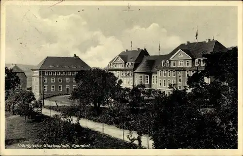 Ak Egendorf Blankenhain in Thüringen, Thüringische Staatsschule