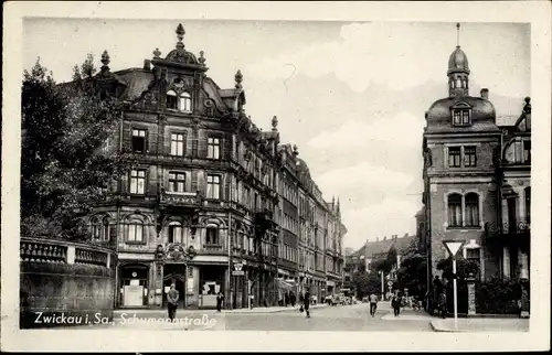 Ak Zwickau in Sachsen, Schumannstraße