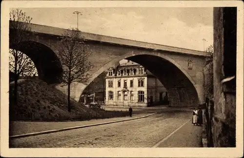 Ak Glauchau in Sachsen, Scheerberg Brücke