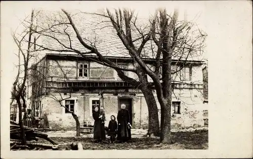 Foto Ak Mühlsdorf Lohmen im Elbsandsteingebirge, Wohnhaus