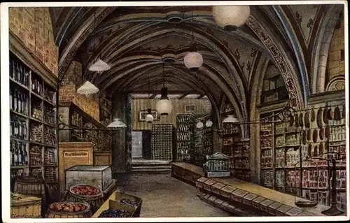 Künstler Ak Loeschmann, E., Wrocław Breslau Schlesien, Schroetersches Haus, Soll und Haben