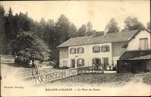 Ak Ballon d'Alsace Vosges, Le Plein du Canon